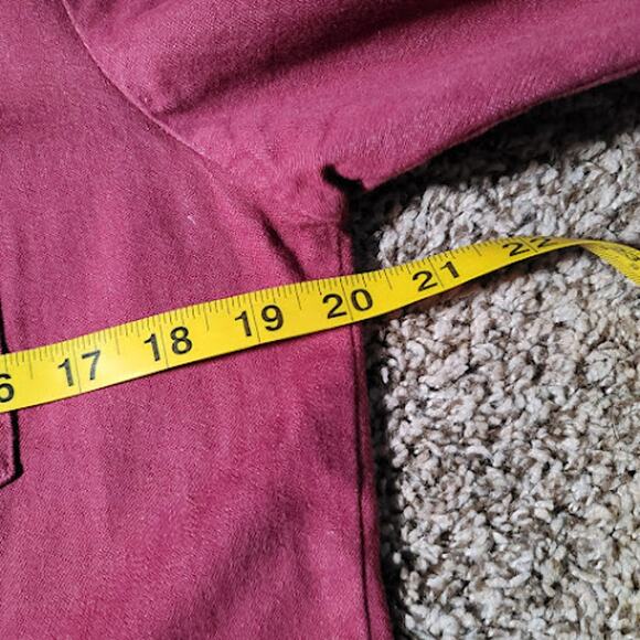 Orvis - Maroon Button front dress- size medium - Picture 6 of 8